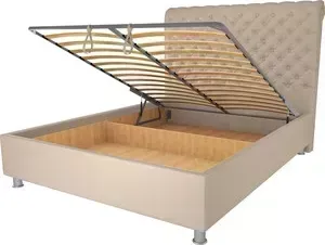 Кровать OrthoSleep Симона бисквит механизм и ящик 180х200