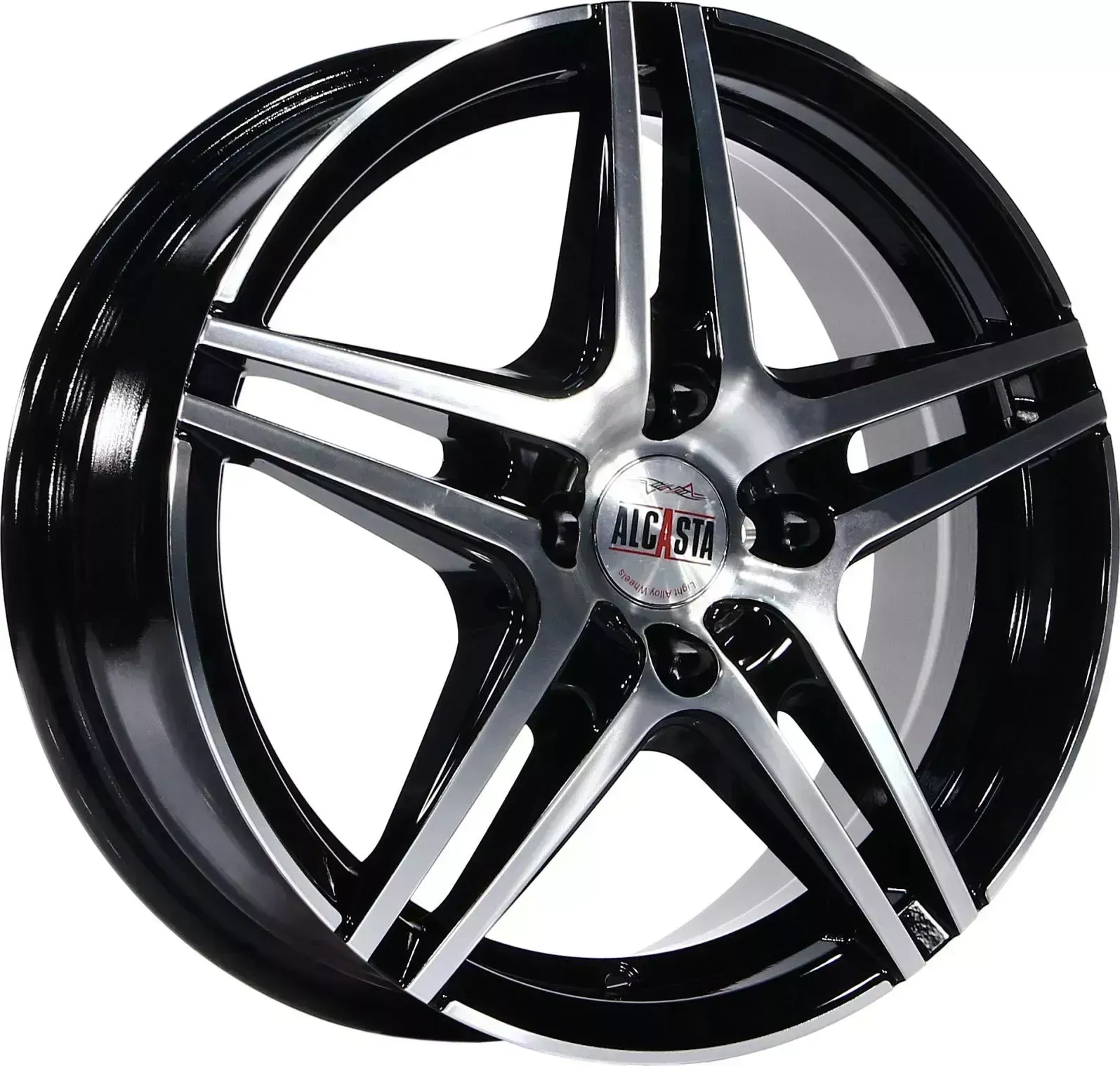 Диск автомобильный ALCASTA M54 6.5X16/5X112 ET46 D57.1 BKF