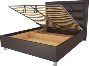 Кровать OrthoSleep Виктория шоколад механизм и ящик 180х200