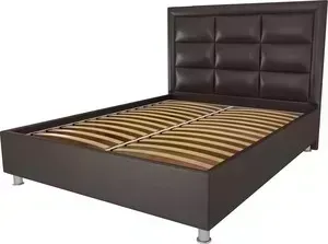 Кровать OrthoSleep Виктория шоколад ортопед. основание 200х200