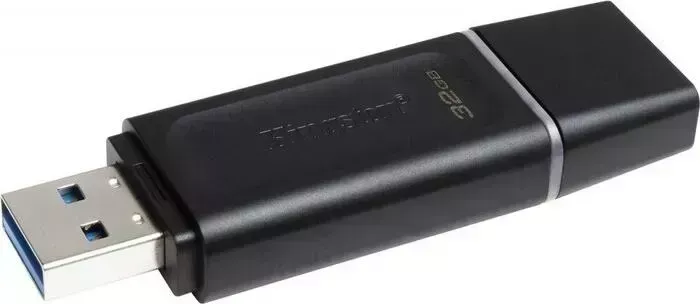 Флеш-накопитель KINGSTON 32Gb DataTraveler Exodia DTX/32GB USB3.1 черный/белый