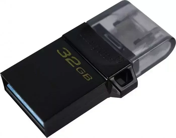 Флеш-накопитель KINGSTON 32Gb DataTraveler microDuo 3 G2 DTDUO3G2/32GB USB3.0 черный