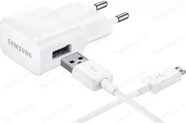 Сетевое зарядное устройство SAMSUNG +micro USB 2A White 5V (EP-TA20EWEUGRU)