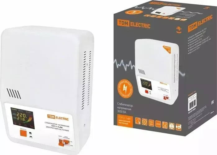 Стабилизатор напряжения TDM ELECTRIC ССР1-1-3 кВА