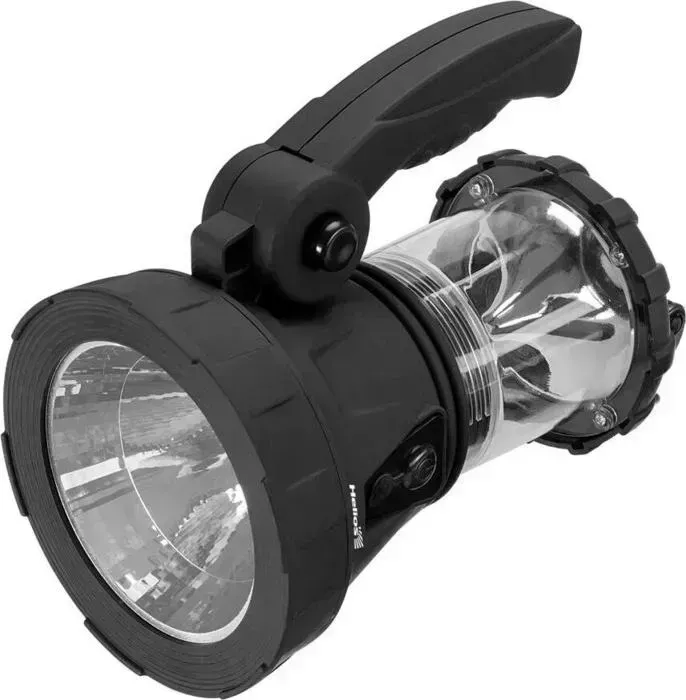 Фонарь HELIOS ударопрочный + заряд. 12V (HS-FK-5002)