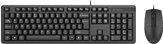 Клавиатура A4TECH + мышь KK-3330 клав:черный мышь:черный USB (KK-3330 USB (BLACK))