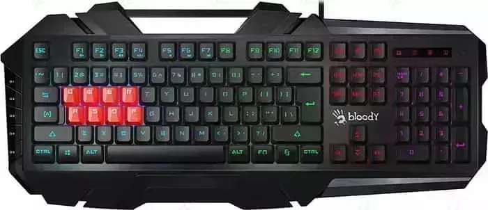 Клавиатура A4TECH Bloody B3590R черный/серый