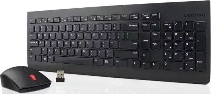 Клавиатура LENOVO +мышь Essential, черный (4X30M39487)