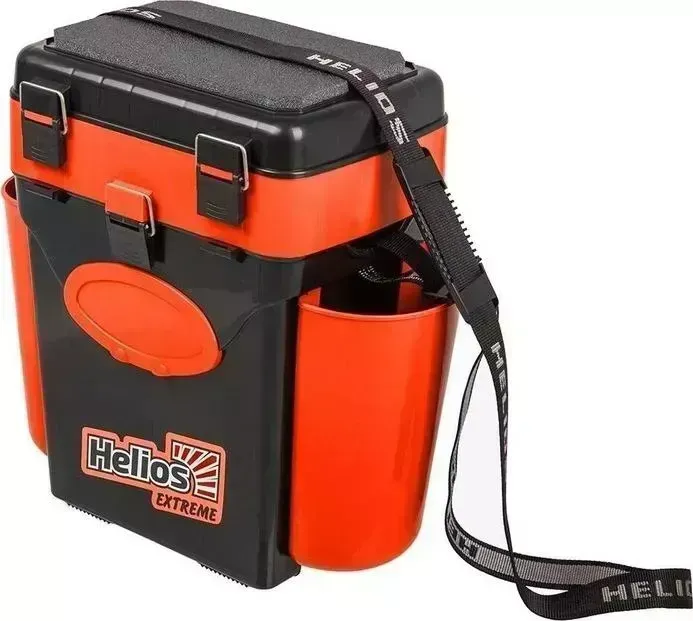 Ящик для зимней рыбалки HELIOS FishBox (10л) оранжевый