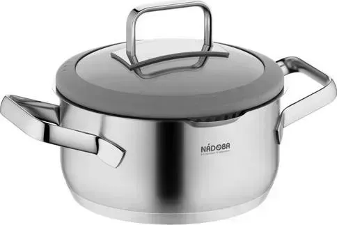 Кастрюля Nadoba со стеклянной крышкой, 18 см/2,1 л,серия GERDA