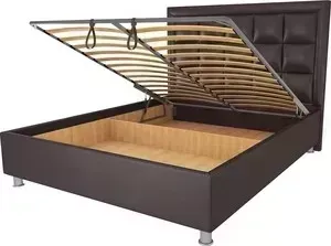 Кровать OrthoSleep Альба шоколад механизм и ящик 120х200