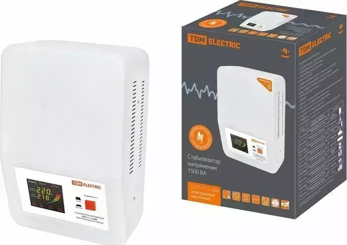 Стабилизатор напряжения TDM ELECTRIC ССР1-1-1,5 кВА