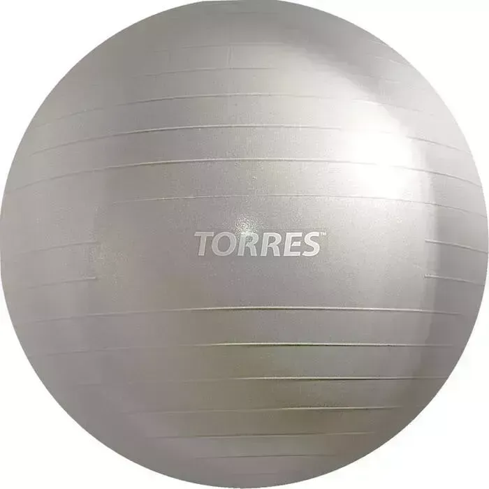 Фитбол TORRES AL121155SL, 55 см, антивзрыв, с насосом