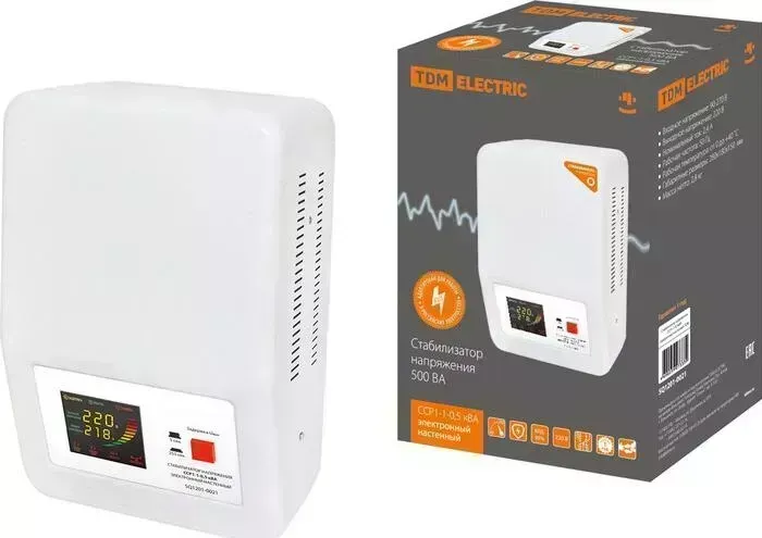 Стабилизатор напряжения TDM ELECTRIC ССР1-1-0,5 кВА