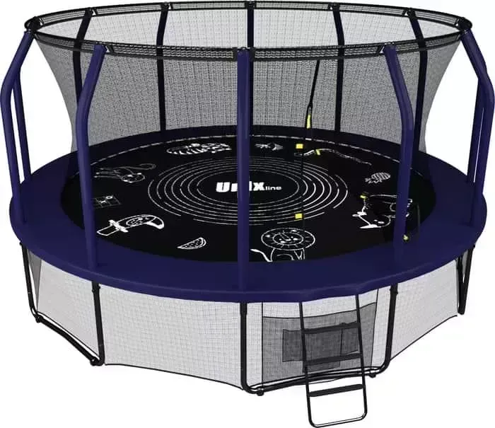 Батут UNIX line SUPREME GAME 12 ft (blue)