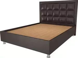 Кровать OrthoSleep Альба шоколад жесткое основание 200х200