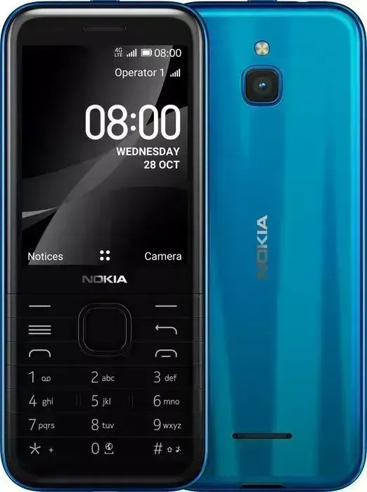 Мобильный телефон NOKIA 8000 4G DS Blue