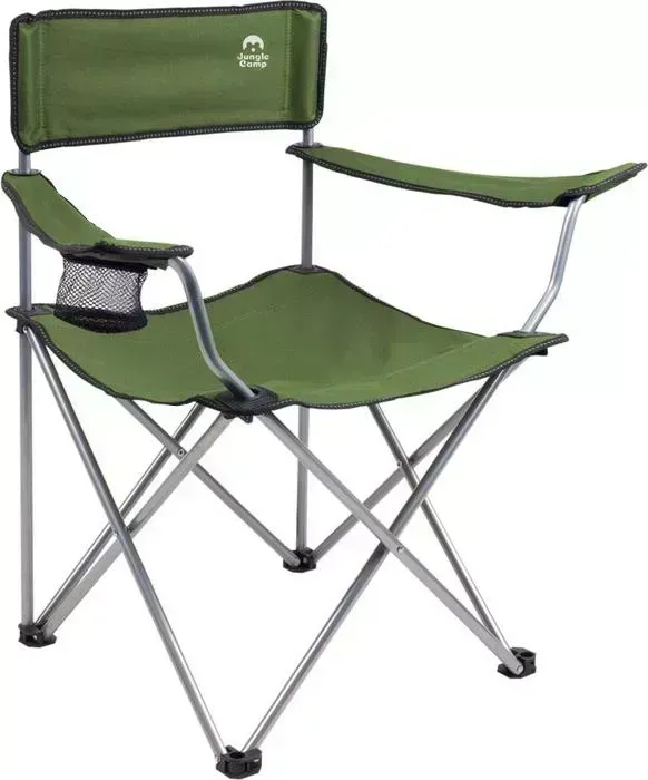 Кресло Jungle Camp складное Raptor Green, кемпинговое, 50х50х80см