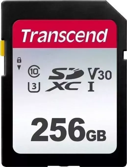 Карта памяти TRANSCEND SDXC 256Gb Class10 TS256GSDC300S w/o adapter