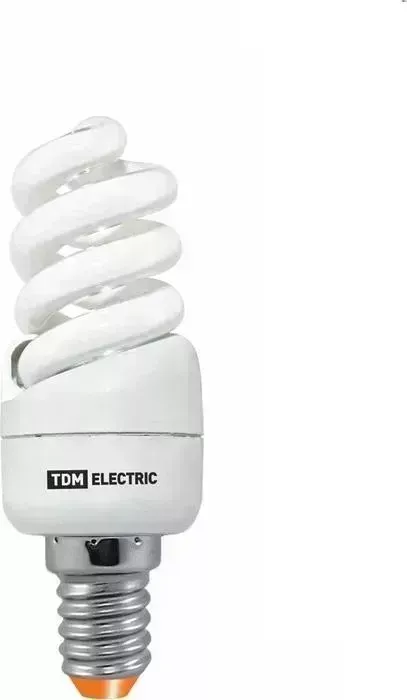 Лампа TDM ELECTRIC энергосберегающая КЛЛ-FST2-9 Вт-2700 К-Е 14 КОМПАКТ (35x95 мм)