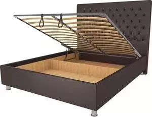 Кровать OrthoSleep Рио шоколад механизм и ящик 120х200