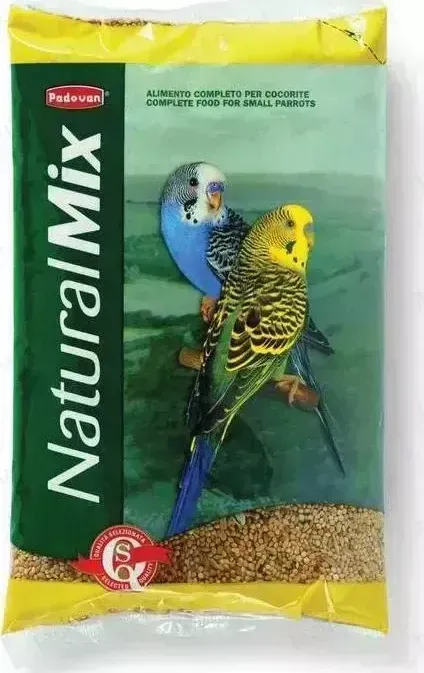 Корм Padovan NATURALMIX Cocorite основной для волнистых попугаев 1кг