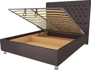 Кровать OrthoSleep Рио шоколад механизм и ящик 140х200
