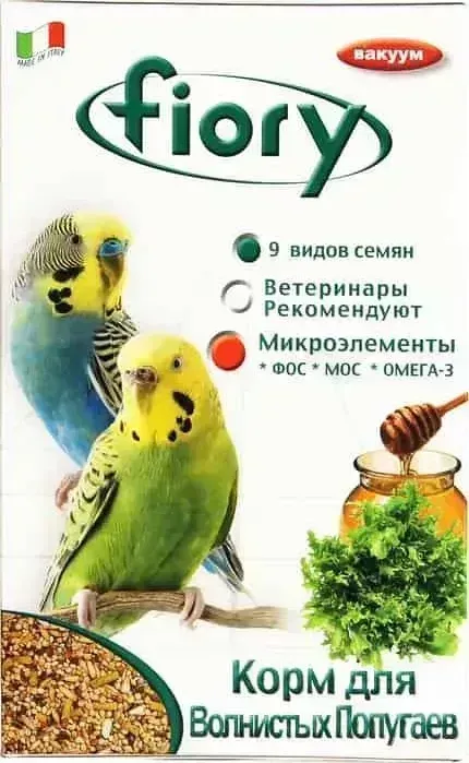 Корм Fiory Pappagallini для волнистых попугаев 400г