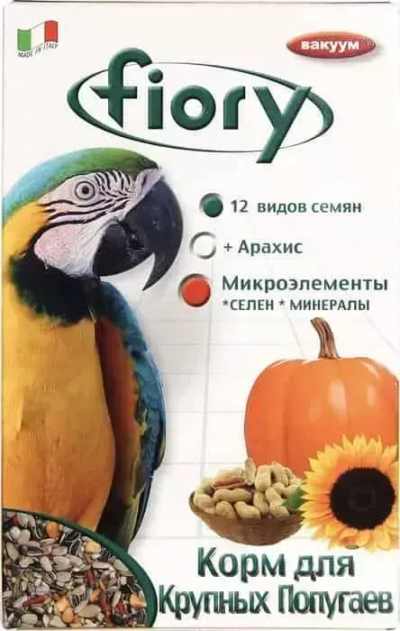 Корм Fiory Pappagalli для крупных попугаев 700г