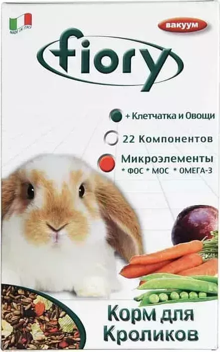 Корм Fiory Karaote for Dwarf Rabbits для карликовых кроликов 850г