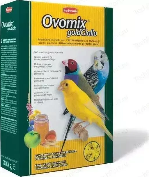 Корм Padovan OVOMIX Gold Giallo комплексный яичный для птенцов 1кг
