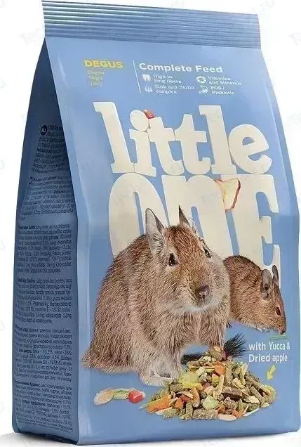 Корм Little One Degus with Yucca & Dried Apple с юккой и сушеным яблоком для дегу 400г