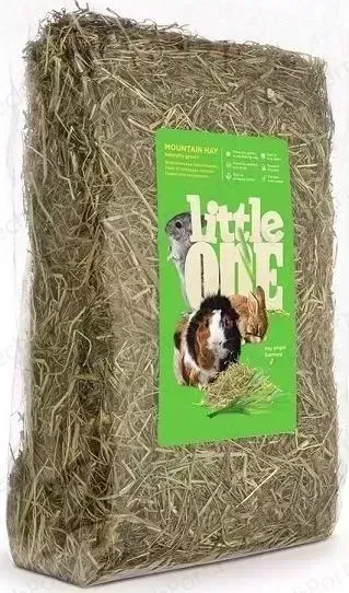 Сено Little One Mountain Hay Naturally Grown горное для грызунов 1кг