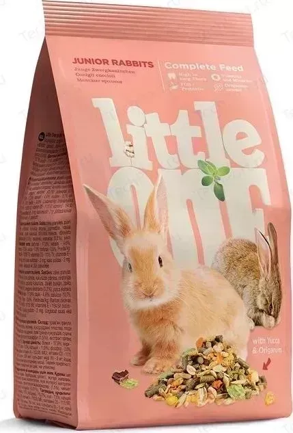 Корм Little One Junior Rabbits with Yucca & Origanum с юккой и душицей для молодых кроликов 400г