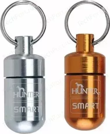 Адресник Hunter Smart Aluminum ID Tube Small малый капсула для кошек и собак (золотистый)