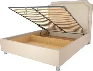 Кровать OrthoSleep Федерика бисквит механизм и ящик 120х200