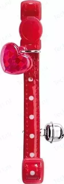 Ошейник Hunter Smart Cat Collar Red Glossy with Dots красный в горошек для кошек