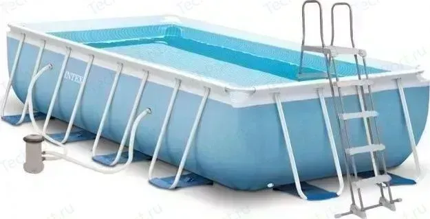 Бассейн каркасный INTEX 26788 Prism Frame 400х200х100см, 6836л, фил.-насос 2006л\ч, лестница