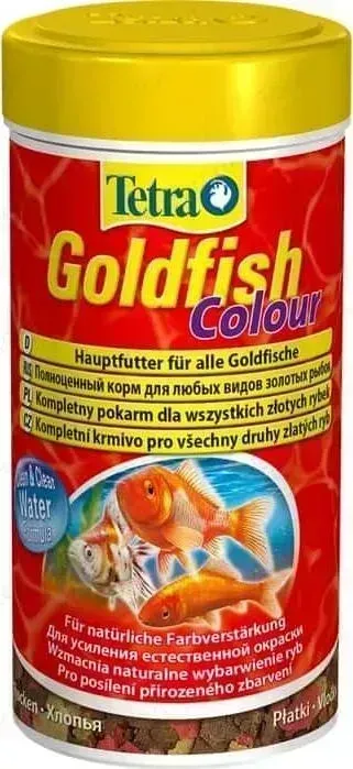 Корм Tetra Goldfish Colour Flakes Complete Food for All Goldfish хлопья для улучшения окраса золотых рыбок 250мл