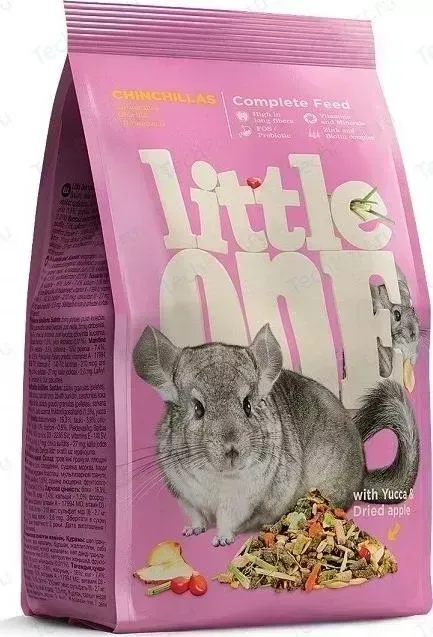 Корм Little One Chinchillas with Yucca & Dried Apple с юккой и сушеным яблоком для шиншилл 400г