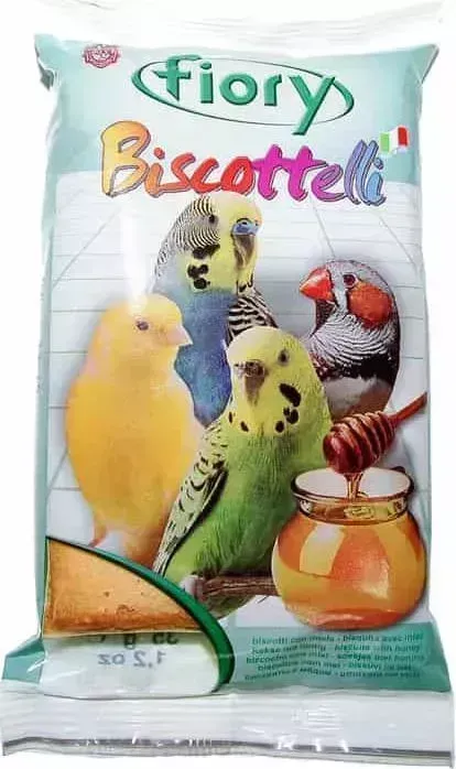 Лакомство Fiory Biscottelli Biscuits with Honey for Birds бисквиты с медом для птиц 30г