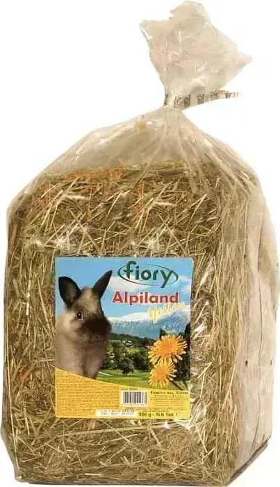 Сено Fiory Hay Alpiland Yellow с одуванчиком альпийское 500г