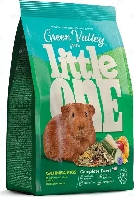 Корм Little One Green Valley Guinea Pigs Complete Feed Gran Free беззерновой "Зеленая долина" для морских свинок 750г