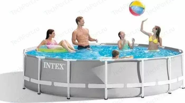 Бассейн каркасный INTEX 26720 Prism Frame 427х107см, 12706л, фил.-насос 3785л\ч, лестница, тент, подстилка