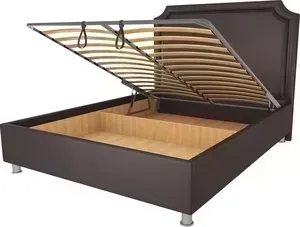 Кровать OrthoSleep Федерика шоколад механизм и ящик 140х200