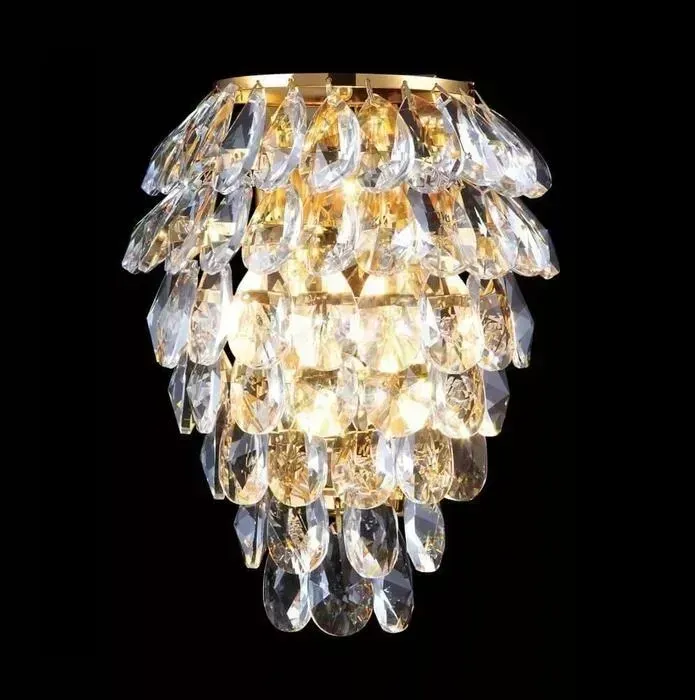 Светильник Crystal Lux Настенный Charme AP3 Gold/Transparent