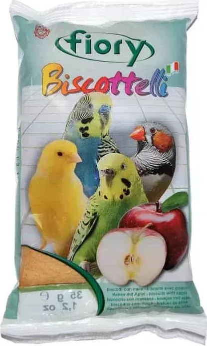 Лакомство Fiory Biscottelli Biscuits with Apples for Birds бисквиты с яблоком для птиц 30г