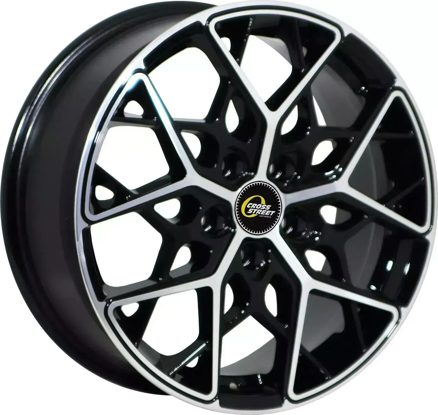 Диск автомобильный CROSS STREET CR-20 6.5x16/4x100 ET49 D54.1 BKF 6.5X16/4X100