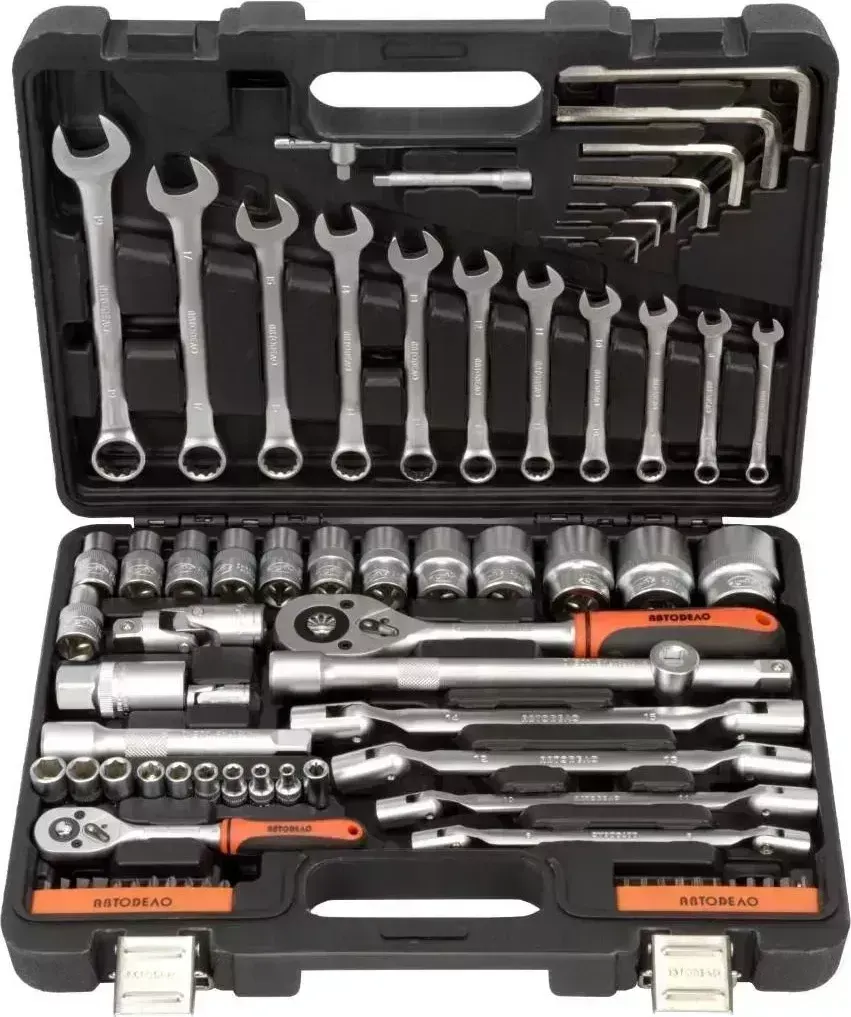 Набор инструментов АвтоDело 77 предметов 1/2"DR 1/4"DR (39877) 77