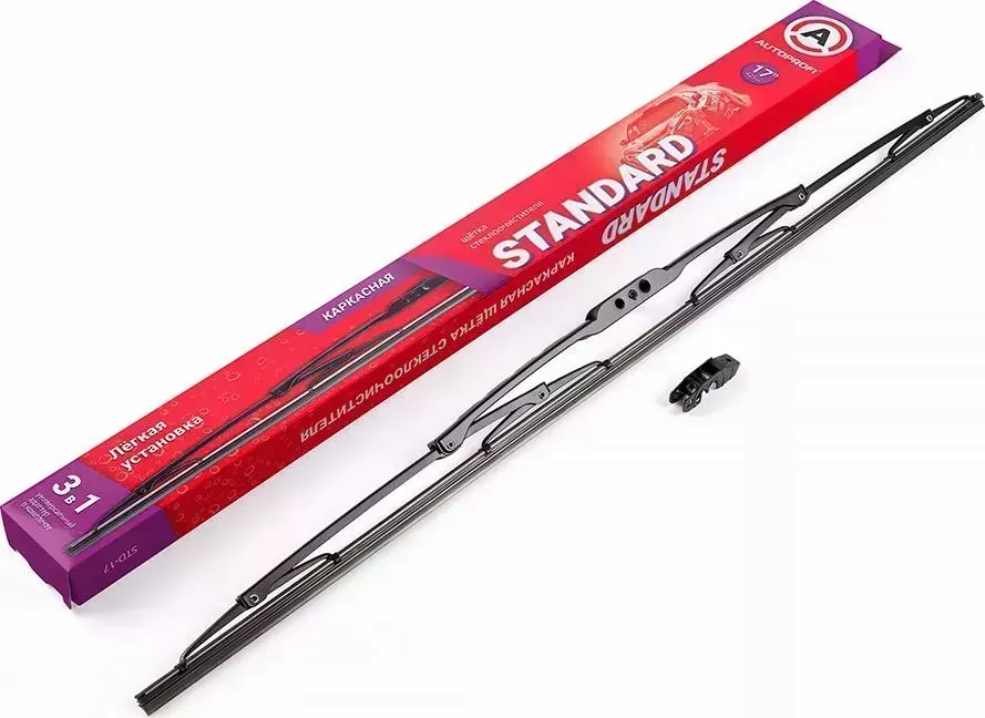 Щетка стеклоочистителя AUTOPROFI каркасная 15"/37 см